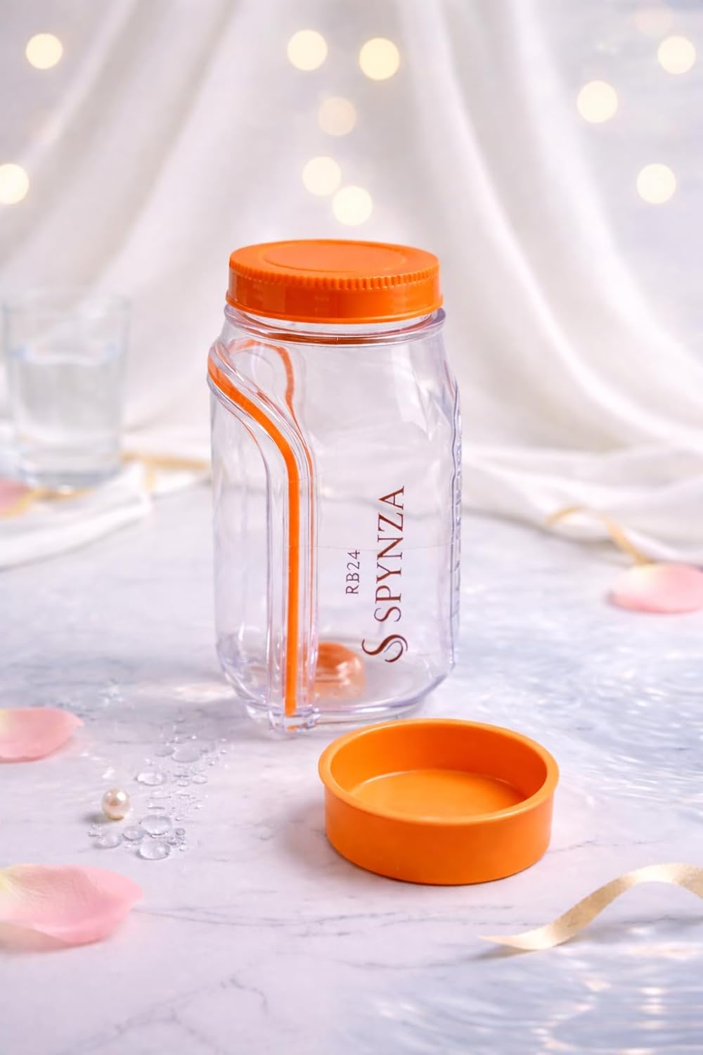 Salad Pod with side opening - Orange