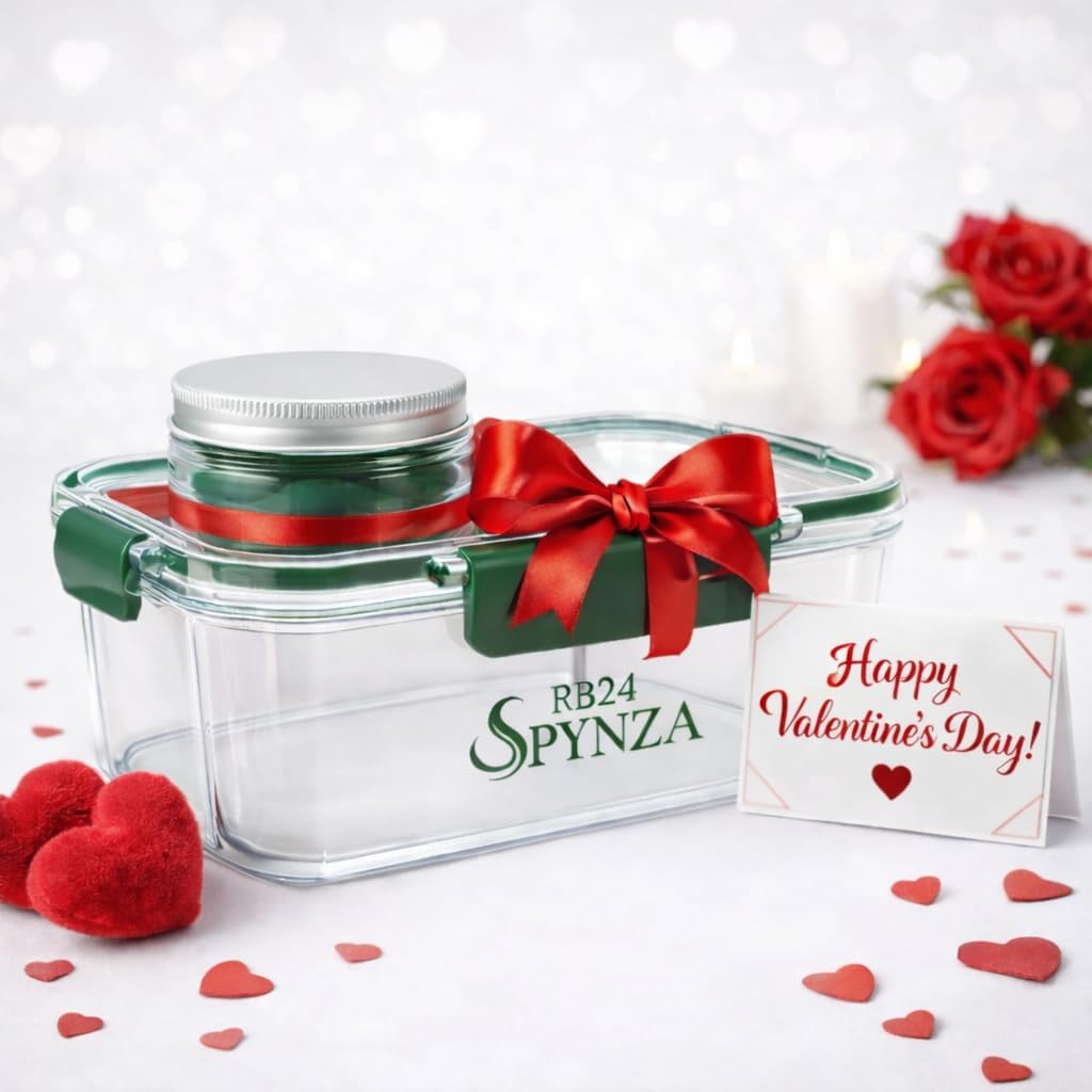 Salad pod or container with a fork & inbuilt dressing cup