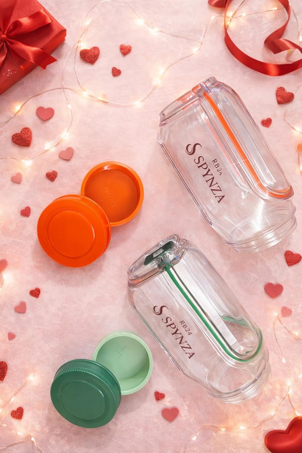 Salad pod with side opening Combo Value Pack - set of 2 (Orange + Green)